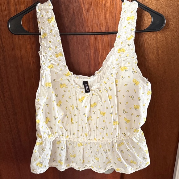 Divided H&M Floral Print Top – Small 🌸✨ NWOT - Picture 1 of 5